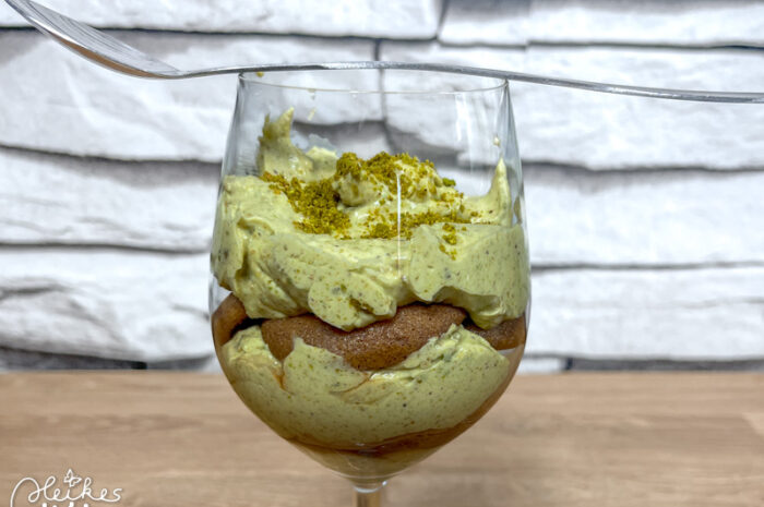 Pistazientiramisu ohne Ei